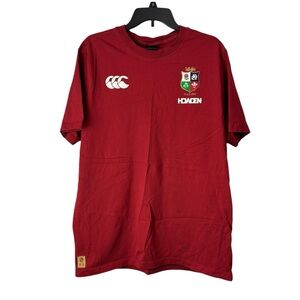 Canterbury British & Irish Lions Rugby Howden red t-shirt size XL